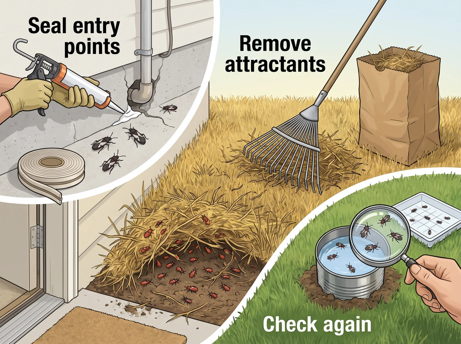 Chinch Bug — prevention and entry points